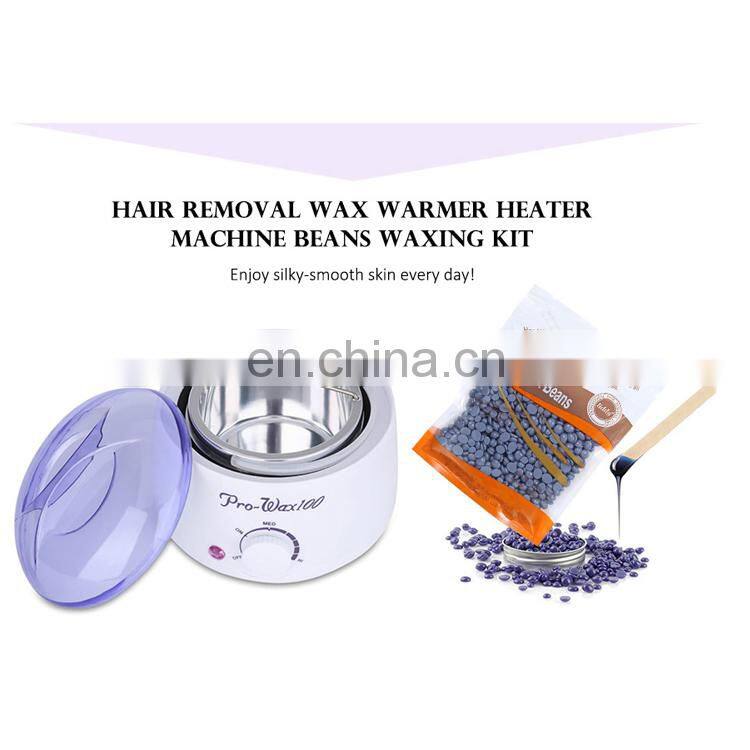 Hair Removal Electric Wax Warmer Machine Heater Hair Removal Sets Waxing Kit For Painless at Home Waxing