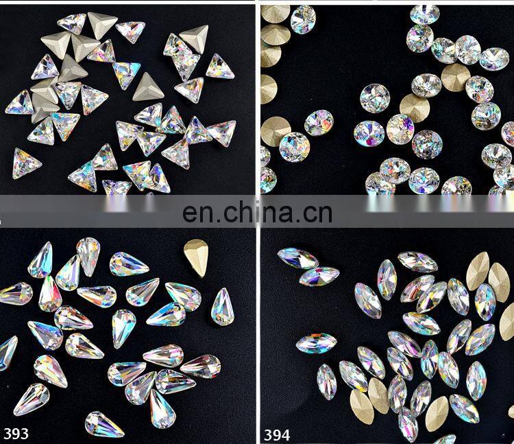 wholesales AB rhinestones with different shapes nail art decoration