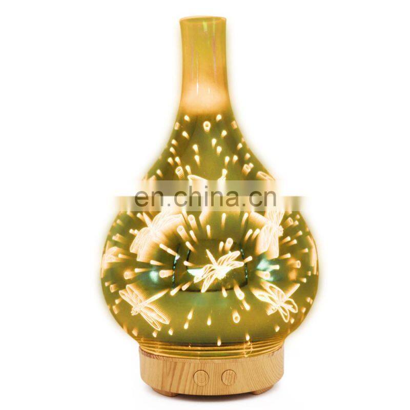 2020 Amazon best selling 3D glass aroma diffuser aroma diffuser home humidifiers