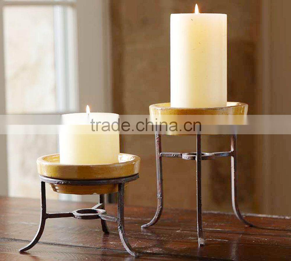Pillar candle Holder Made Of Iron
