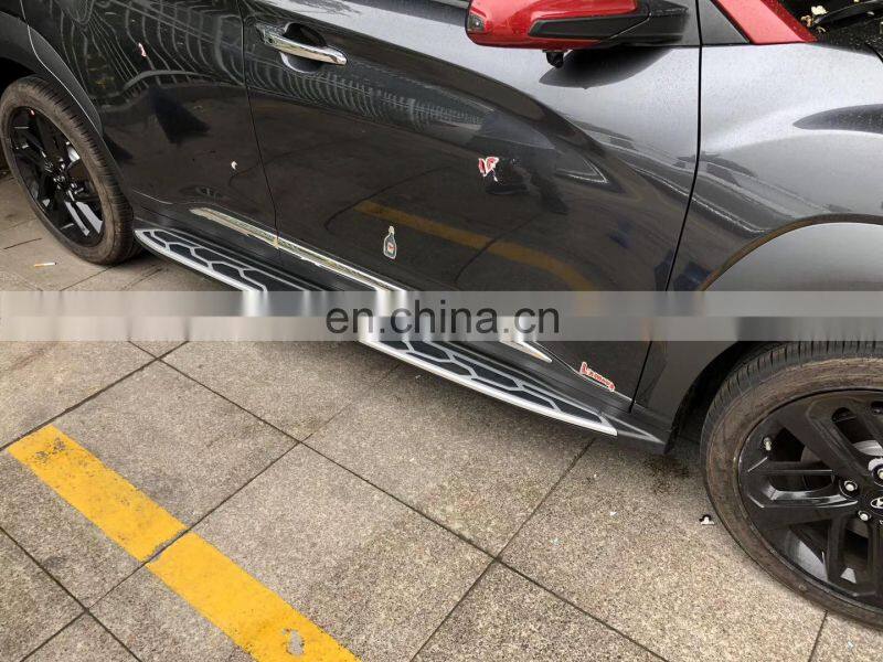 auto parts nerf bars side alustep minium alloy running board for Hyundai ENCINO