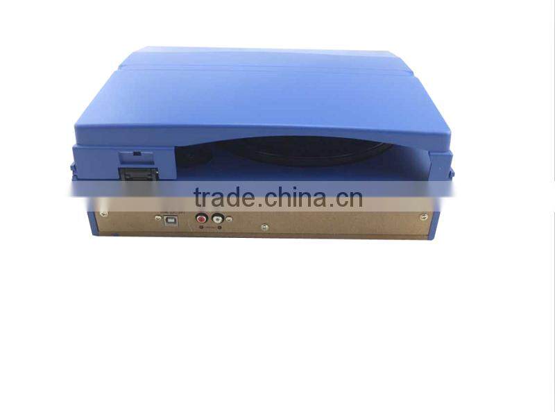 Retro Turntable&Vinyl Record&Audio Record Player with 3 Speed LP/Built-in SPK