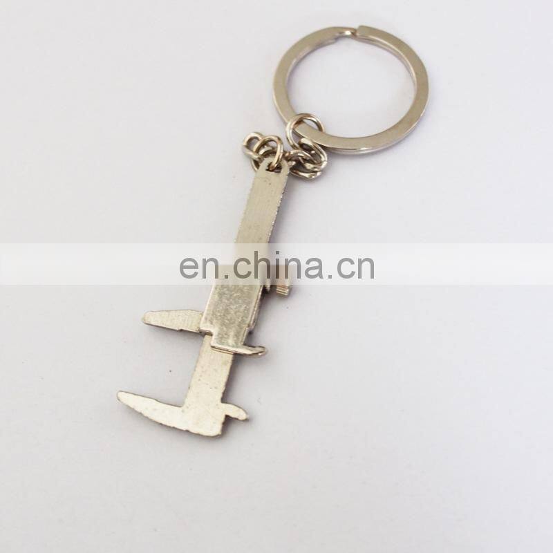 Zinc alloy pendant DIY mobile subsection Creative mini caliper scale model Keychain keychain key chain