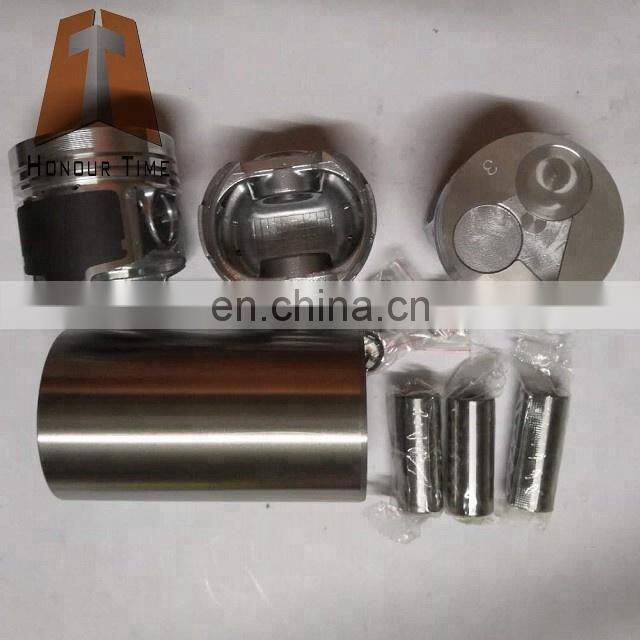 Excavator engine cylinder liner kit for D722 repair diesel engine parts piston assy