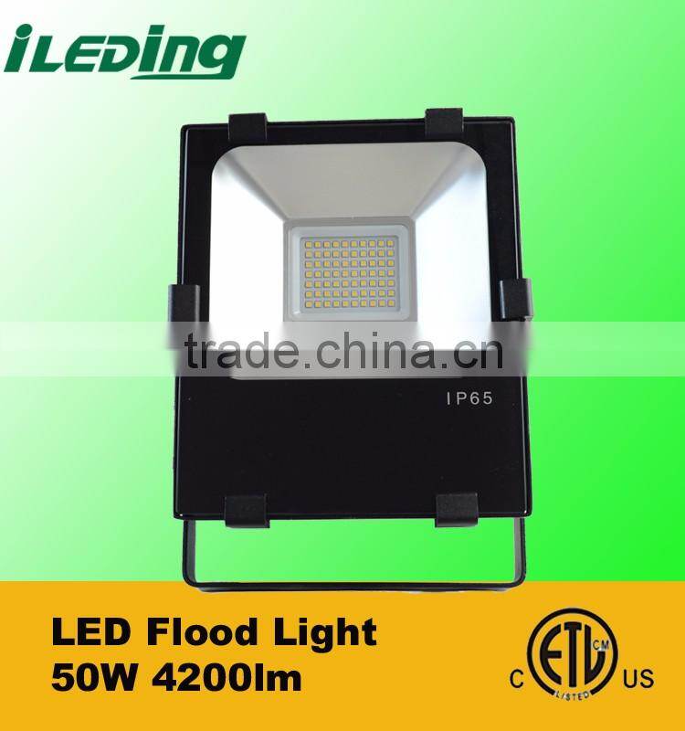 50W 4200lm IP65 Outdoor LED Flood Light with 5 Years Warranty