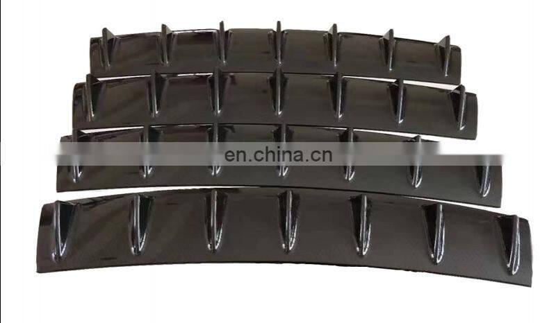 Honghang Factory Manufacture Car Protector Universal Rear Lip Bumper Spoiler Rear Diffuser Rear Bumper Diffuser Universal