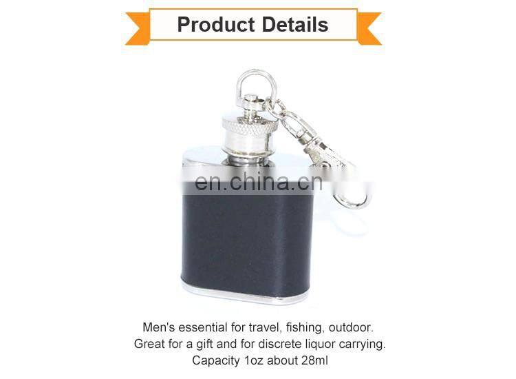 Men Hip Flask, Brown Leather Pocket Drinking Flask, Hip Flask For Gift