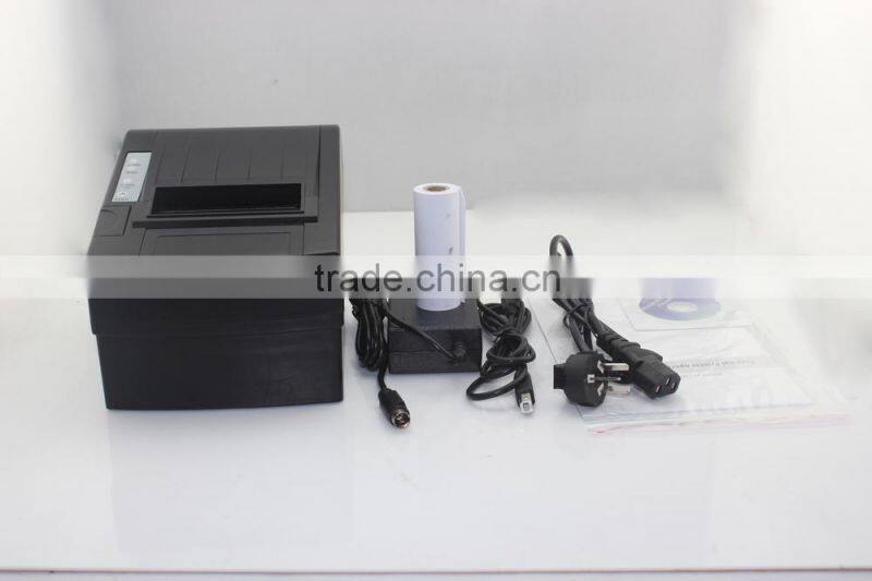 Trade Assurance 8220 80mm thermal portable printer width with three ports USB Ethenet Serial with auto cutter