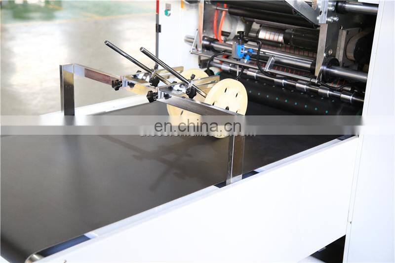 UTM850B underwear shirt medicine Automatic paper cardboard box Window patching Machine