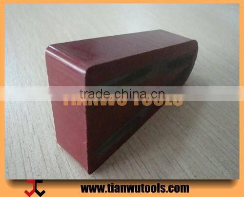 Metal Type Triangle Polishing Brick Abrasive Block (4 segments embed in bakelite)