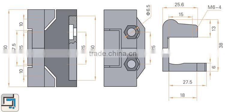 Metal electric box use hinge lock with CE ROHS certification