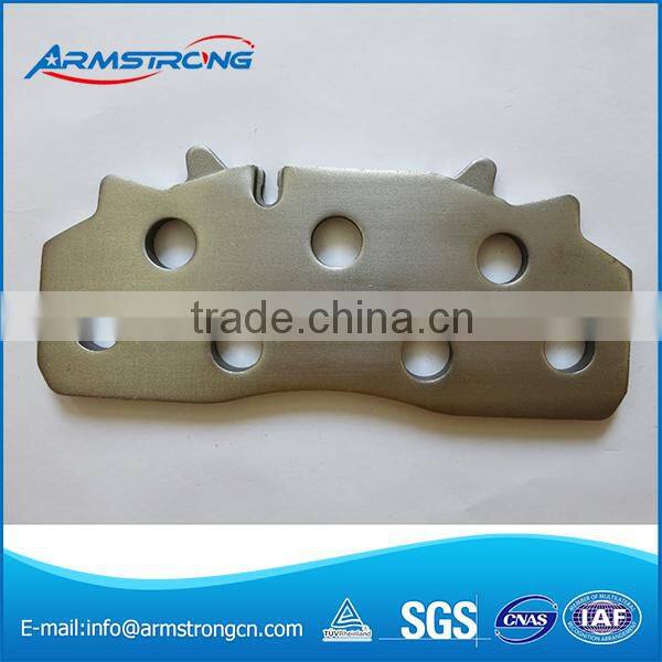 High Shear Strength High Conformity truck brake brake pad back plate