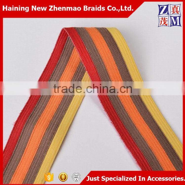 Hot sale polyester knitted elastic webbing band wholesale