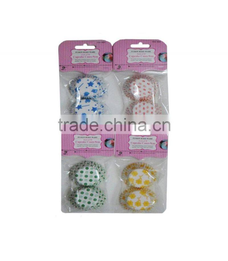 custom design Paper cake cup cupcake square paper baking cups