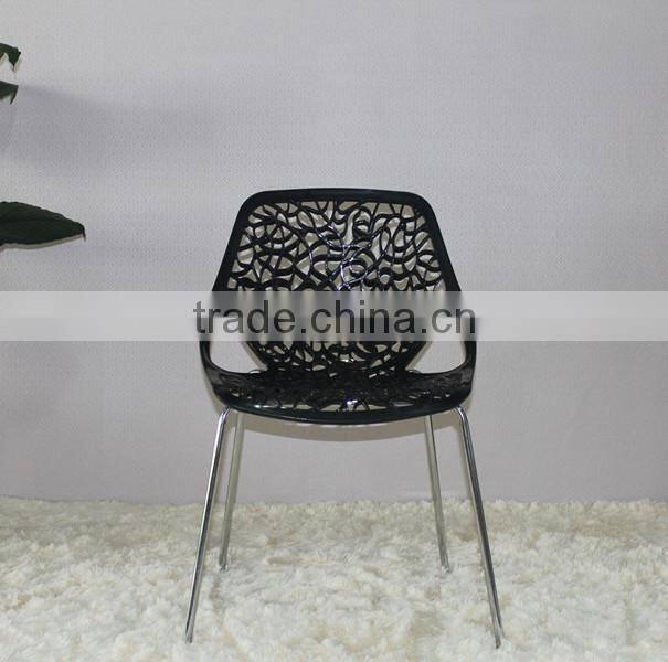 Restaurant furniture Lovie side chair plastic ABS dining chair