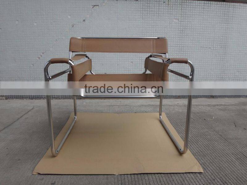 modern leather Wassily arm chair