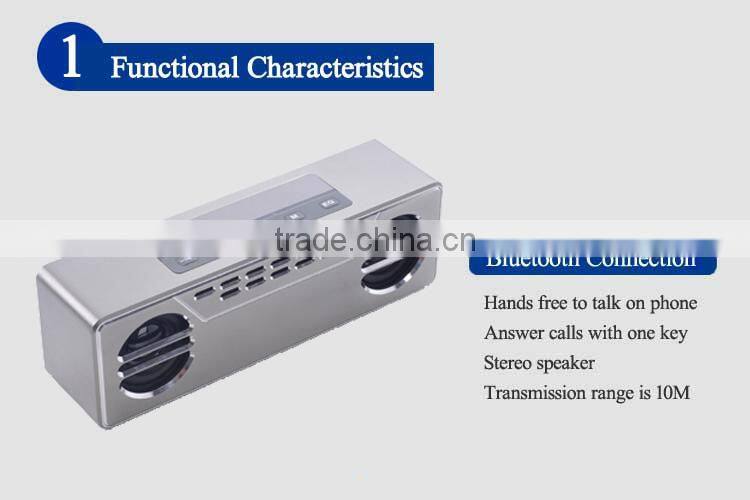 Touch Button wireless bluetooth speaker /dj speaker With TF card supported