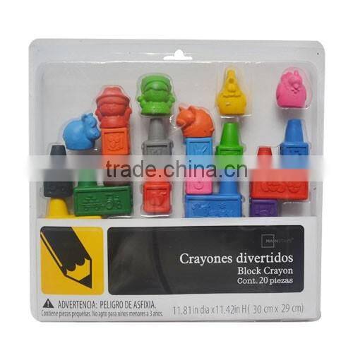 Multi color crayon set, wax crayons set with coloring book for kids