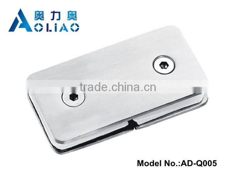Stainless steel wine glass plate clips and SS handrail clamps and handrail glass fixing