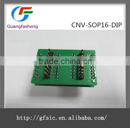 new SOP16 CNV-SOP16-DIP Test Socket Programming Burn Block IC