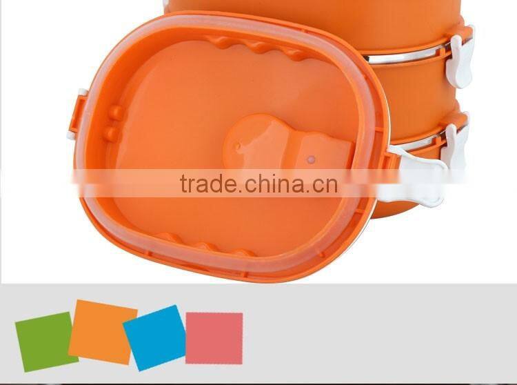 Kid Rectangular Insulated Stainless Steel Tiffin Lunch Box/ Thermos For Hot Food/Storage Box