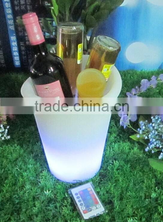 LED Ice bucket with lights and remote control B101