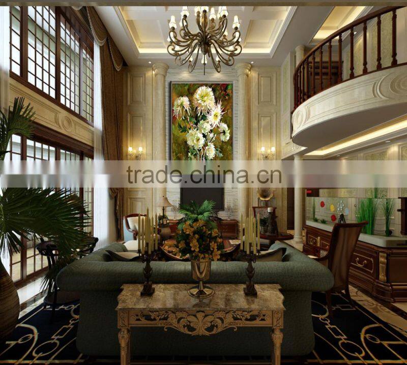 01-008 Large Size Canvas Printing Paint Flower Painting For Living Room OR Bedroom For Decoration