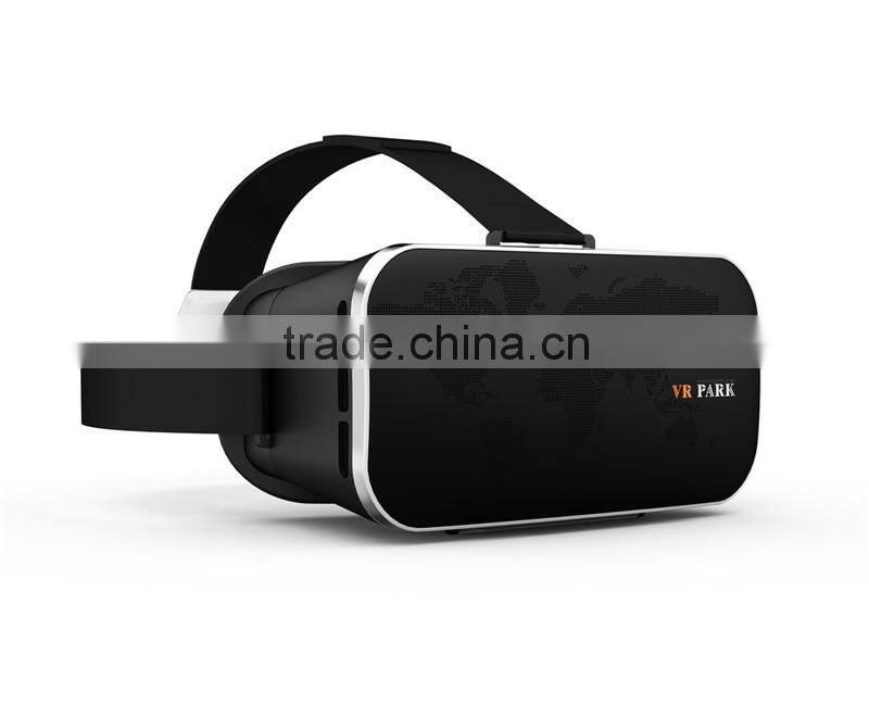 Reality virtual 2016 3dvr virtuality glasses virtual reality equipment VR Park V3 with remote control in whole sales