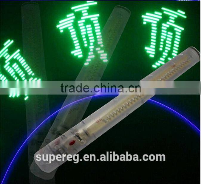 LED light sticks Customized Concert props programmable flash 32 leds magic stick + USB cable digital shakes