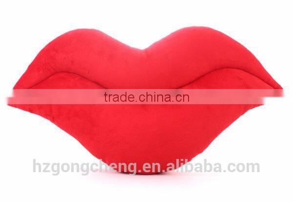 wholesale lip shaped pillow, lip shape cushion, party decoration with red lip