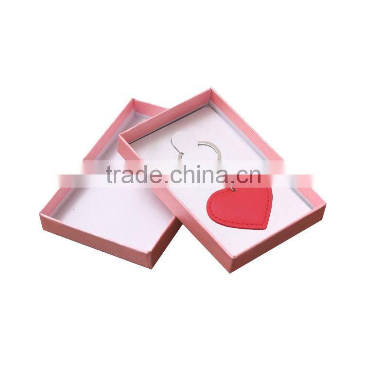 Creative leather metal cartoon key ring for key decoration