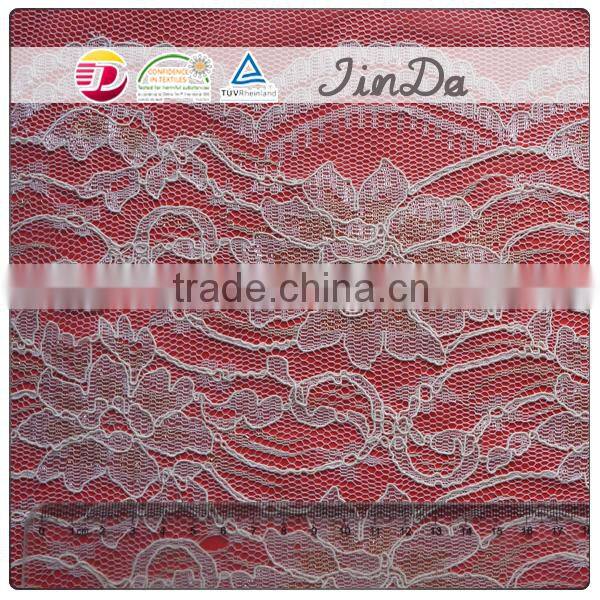 Top seller white high quality material cotton lace for all kinds of shirts