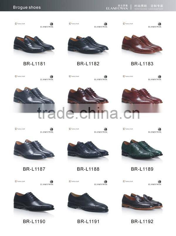 Men Classic Shoes genuine leather business Shoes with lace