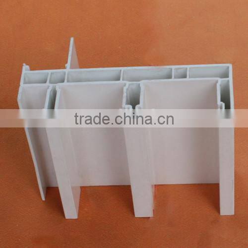 US style 82 sliding series pvc profiles plastic extrusion profile for door and window