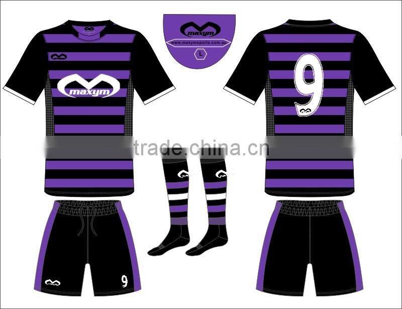 latest design custom yellow soccer jersey uniform set