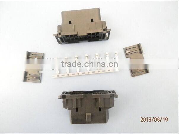 Factory price 16pin OBD2 board to board automotive plastic connector solution
