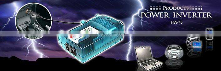 75W portable light MIT high efficiency rate 95% electronics device car DC AC power inverter
