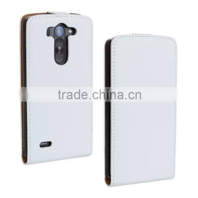 Genuine Leather Case for LG G3 Mini Flip Cover Case
