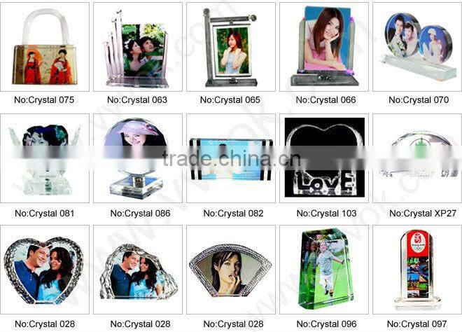 Cheap 3d crystal laser engraving gifts