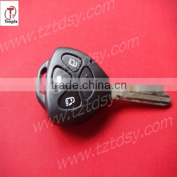 Tongda remote control key case ,3 button key shell for Toyota