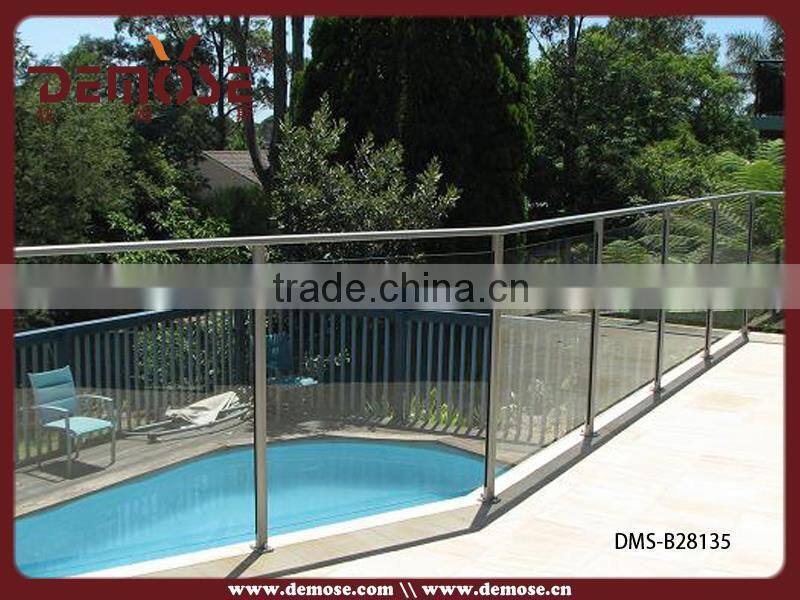 12mm tempered stainless steel glass railing price