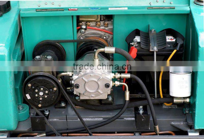 10HP diesel double drum electric start Bomag Road Roller