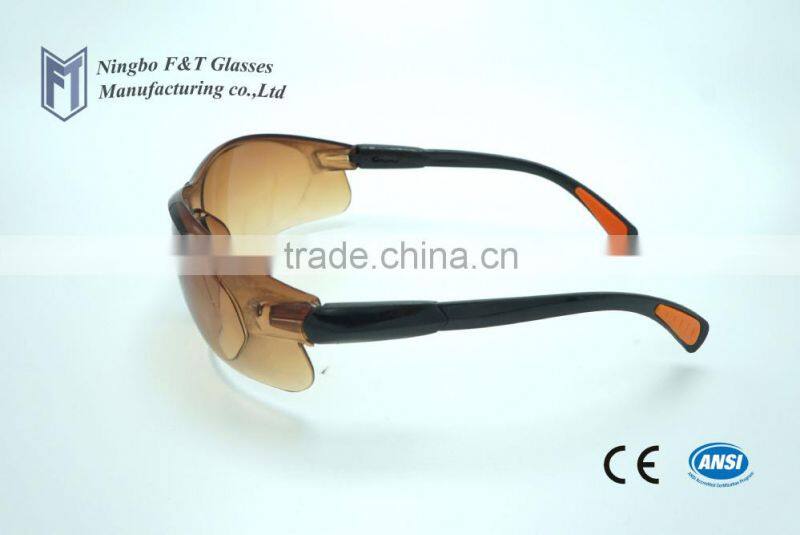 Enhanced lateral protection funny safety glasses,frameless glasses,China