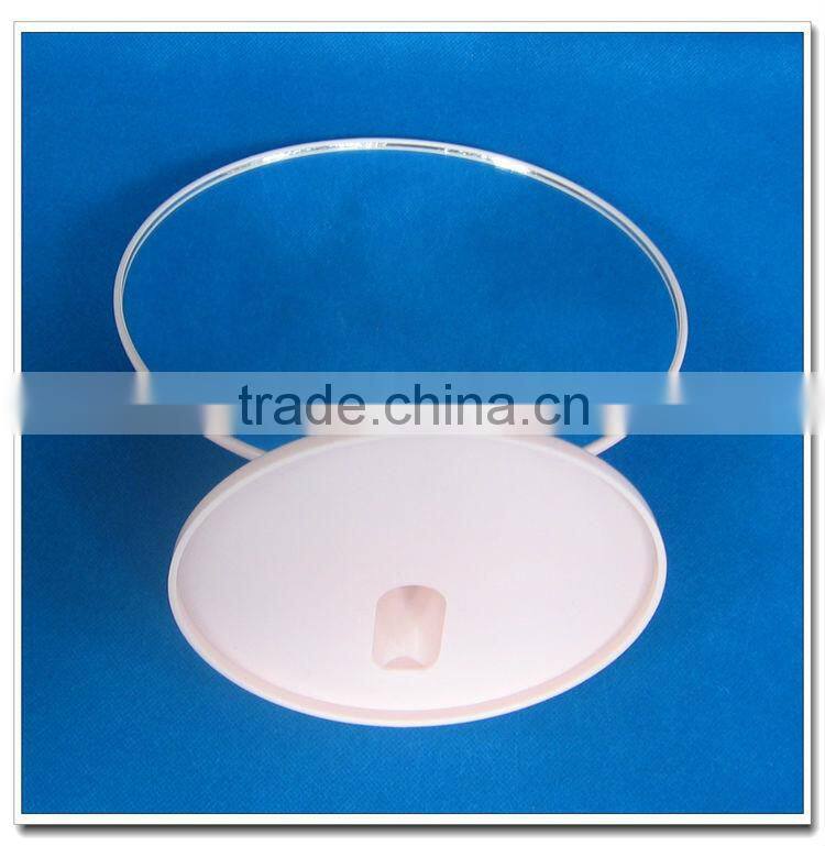 High quality adjustable round table stand mirror