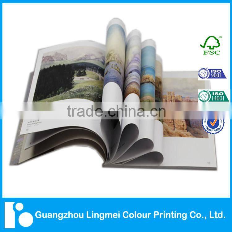 softcover travel book printing with flap