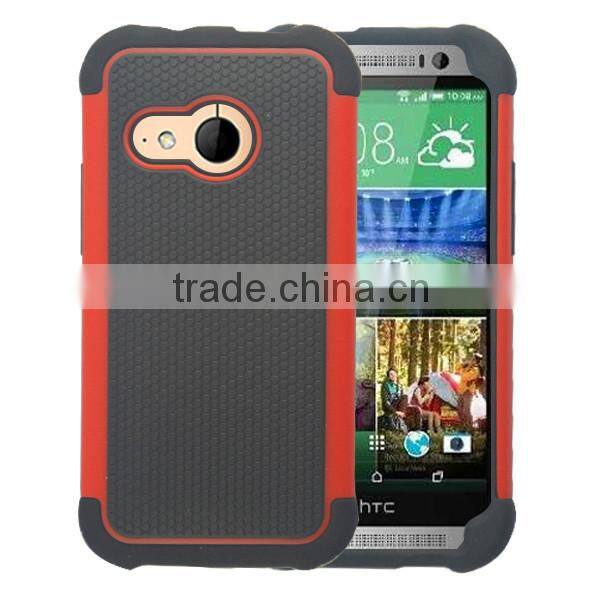 Hybrid Shock Proof Silicone Mobile Phone Case For HTC ONE MINI2 M8 MINI