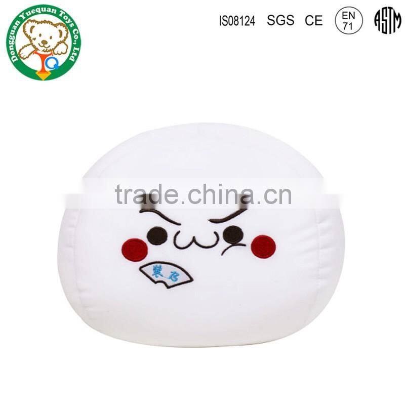 OEM factory cute cartoon white dumplings pillow