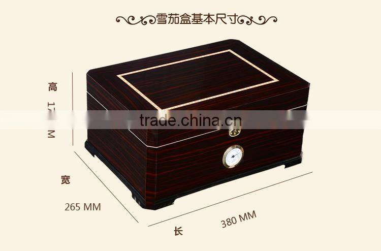 2015 high quality and new design wooden cigar humidor
