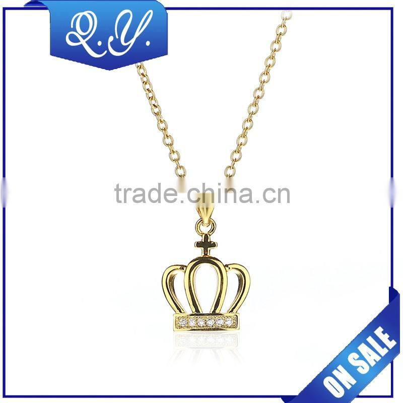 Fashion Jewelry Silver Color Shiny Gemstone Butterfly Pendant Necklace