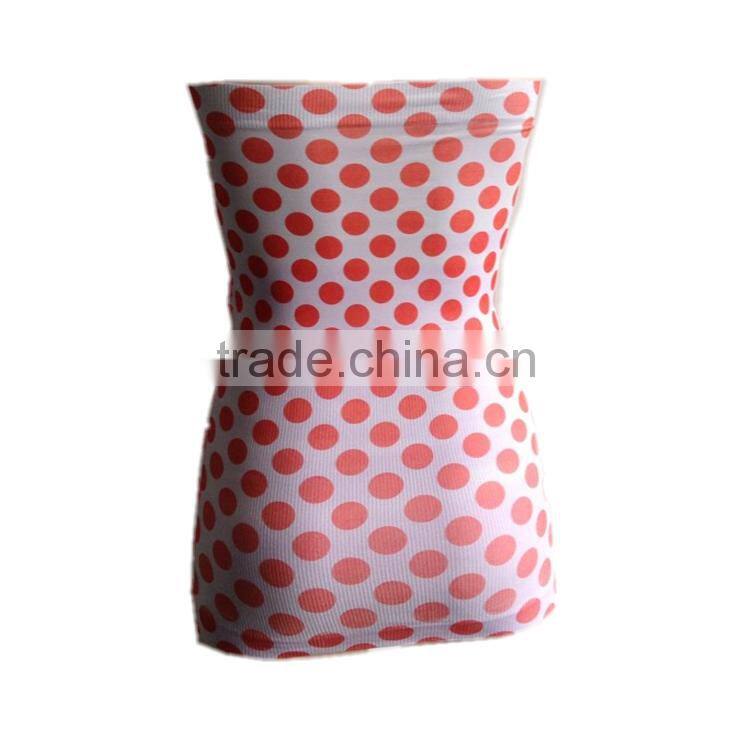 Chinese Factory Wholesale Price New Style Women Sexy High Quality Wave Point Printed Waist Shaper Boob Tube